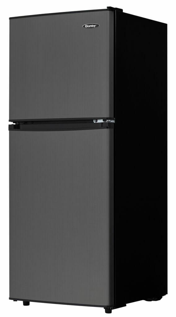 Danby 4.7 cu. ft. 2-door Compact Fridge in Black Stainless Steel