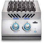 Built-in 700 Series Inline Dual Range Top Burner with Stainless Steel Cover , Natural Gas, Stainless Steel