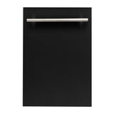 ZLINE 18 in. Dishwasher Panel in Stainless Steel with Modern Handle (DP-18) [Color: Blue Gloss]