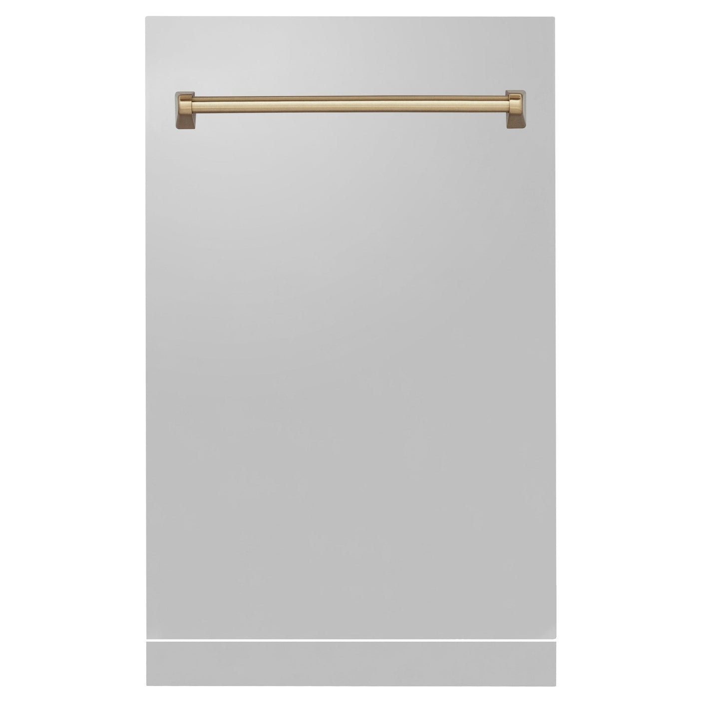 ZLINE 18 in. Autograph Edition Tallac Dishwasher Panel in Stainless Steel with Accent Handle (DPVZ-304-18) [Color: Matte Black]