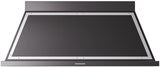 Nostalgie 60 Inch Glossy Black Wall Mount Convertible Range Hood