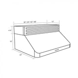 ZLINE Recirculating Under Cabinet Range Hood (RK623) [Size: 30 Inch]