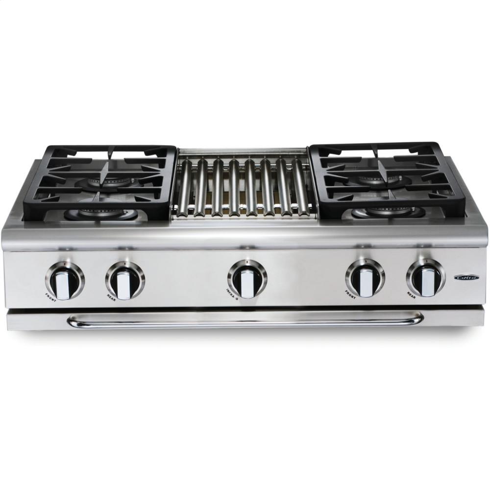 36" 6 Burner Gas Rangetop - LP