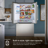 LG Counter-Depth MAX™ with Zero Clearance™ 3-Door French Door Refrigerator with Thin Door Design