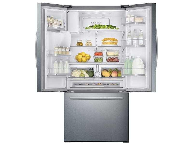 26 cu. ft. 3-Door French Door Refrigerator with External Water & Ice Dispenser in Stainless Steel