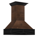 ZLINE Wooden Wall Mount Range Hood in Antigua and Walnut - Includes Dual Remote Motor (321AR-RD) [Size: 42 Inch, CFM: 700]