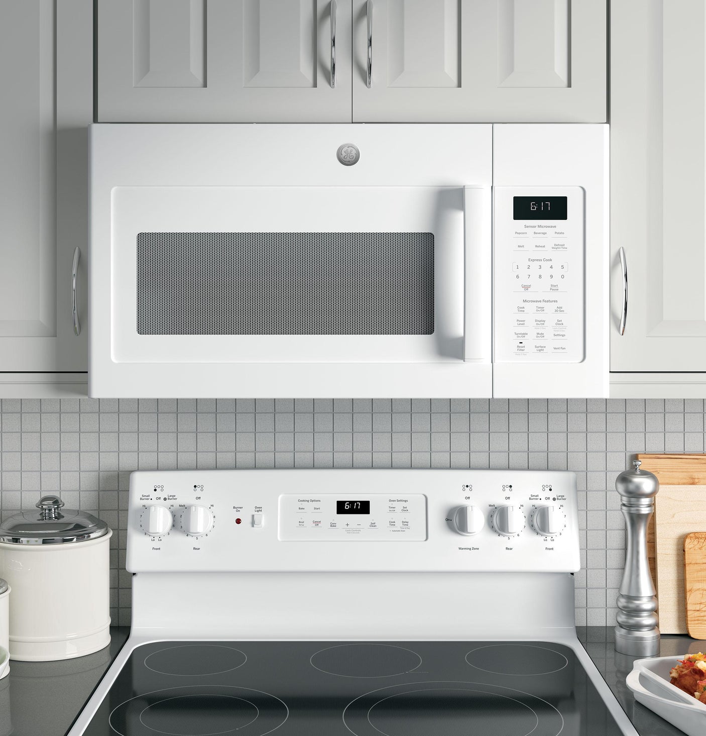 GE® 1.7 Cu. Ft. Over-the-Range Sensor Microwave Oven