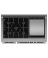 48" Series 9 Professional Dual Fuel 5 Burner with Griddle Self-Cleaning Range