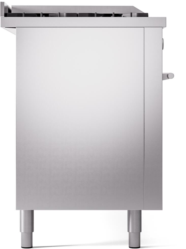 Professional Plus II 60 Inch Dual Fuel Liquid Propane Freestanding Range in Stainless Steel with Trim