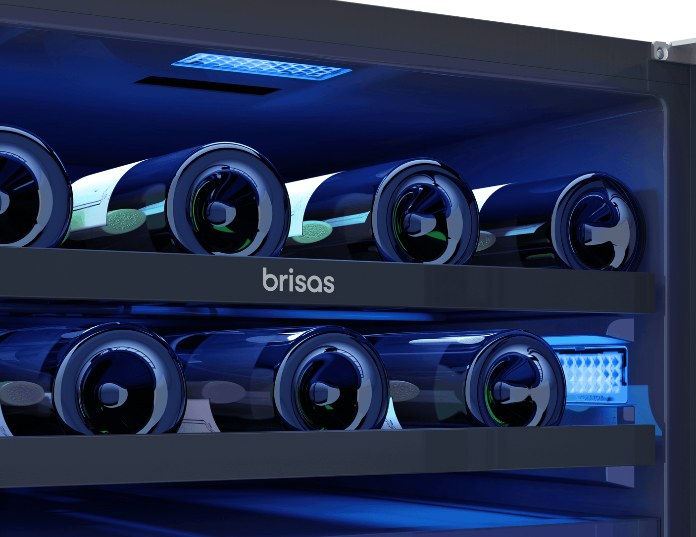 Brisas Wine Cooler, 24in UC, SS+Gls, Rvs Dr, 2Z