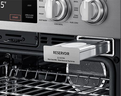 30" Steam-Assisted Double Wall Oven, Silver Stainless Steel