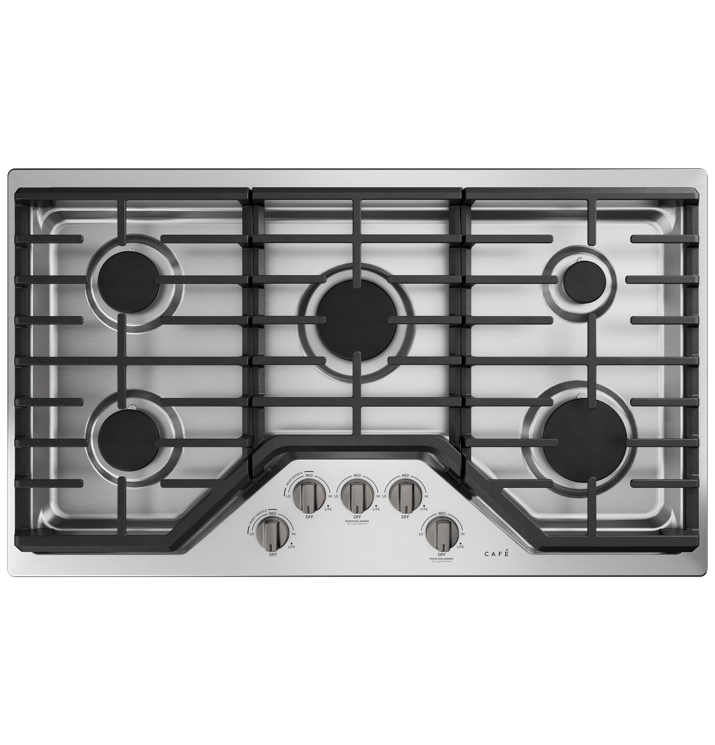 Café™ 5 Gas Cooktop Knobs - Brushed Black