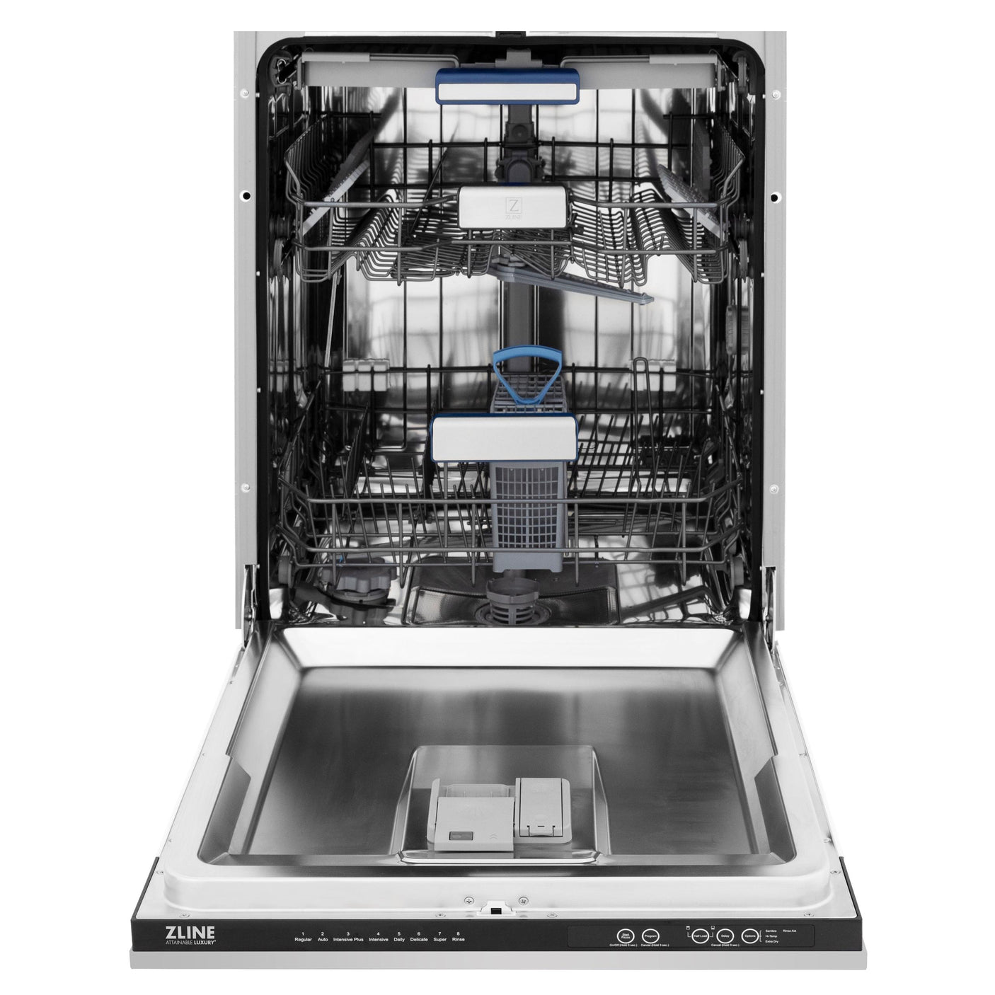 ZLINE 24" Tallac Series 3rd Rack Dishwasher with Traditional Handle, 51dBa (DWV-24) [Color: 304 Stainless]