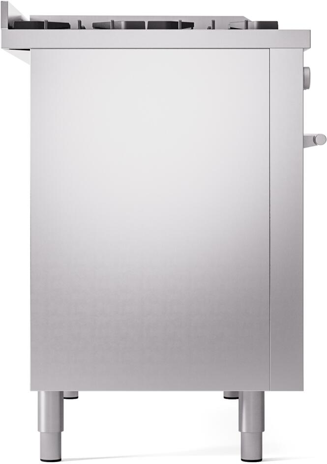 Professional Plus II 48 Inch Dual Fuel Natural Gas Freestanding Range in Stainless Steel with Trim