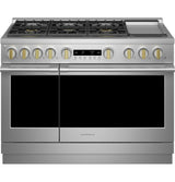 Monogram 48" Dual-Fuel Professional Range with 6 Burners and Griddle