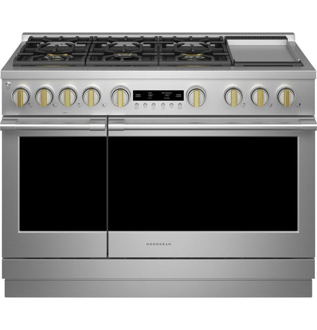 Monogram 48" Dual-Fuel Professional Range with 6 Burners and Griddle