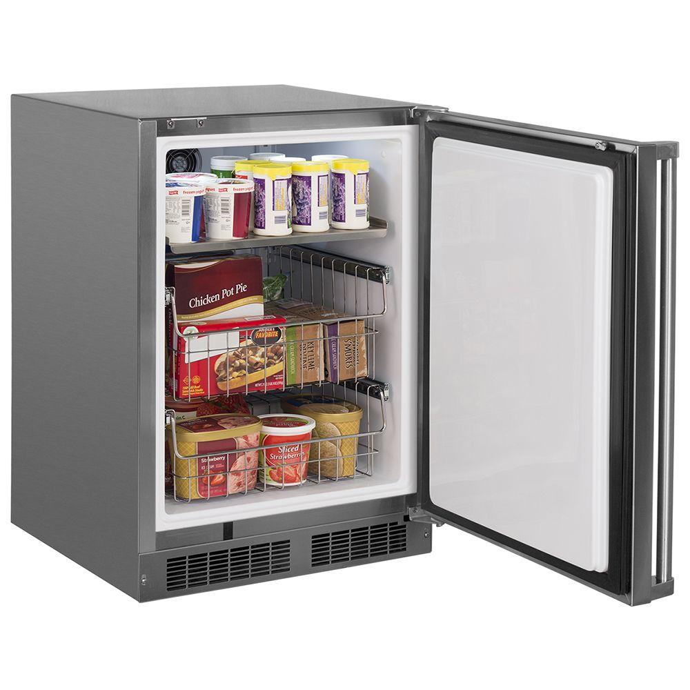 24-In Outdoor Built-In All Freezer with Door Swing - Right