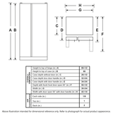 GE® 25.1 Cu. Ft. Side-By-Side Refrigerator