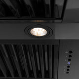 ZLINE 48 in. Autograph Edition Black Stainless Steel Range Hood with Handle (BS655Z-48) [Color: Champagne Bronze]