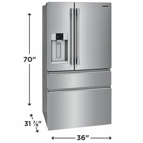 Frigidaire Professional 21 Cu. Ft. Counter-Depth 4-Door French Door Refrigerator