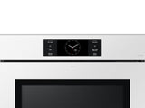 Bespoke 30" White Glass Single Wall Oven with AI Pro Cooking™ Camera