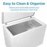 Danby 10.0 cu. ft. Square Model Chest Freezer in White