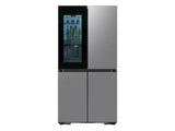 Bespoke Counter Depth 4-Door Flex™ Refrigerator (23 cu. ft.) with Beverage Zone™ and Auto Open Door in Stainless Steel