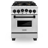 ZLINE Autograph Edition 24" 2.8 cu. ft. Range with Gas Stove and Gas Oven in Stainless Steel with Accents (RGZ-24) [Color: Champagne Bronze]