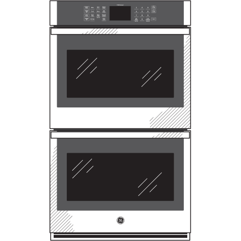 GE® 27" Smart Built-In Double Wall Oven