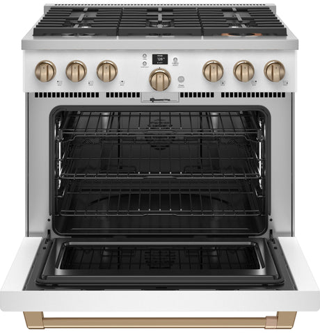 Café™ 36" Smart Dual-Fuel Commercial-Style Range with 6 Burners (Natural Gas)