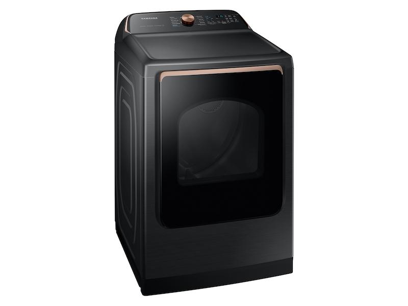 7.4 cu. ft. Smart Electric Dryer with Pet Care Dry and Steam Sanitize+ in Brushed Black