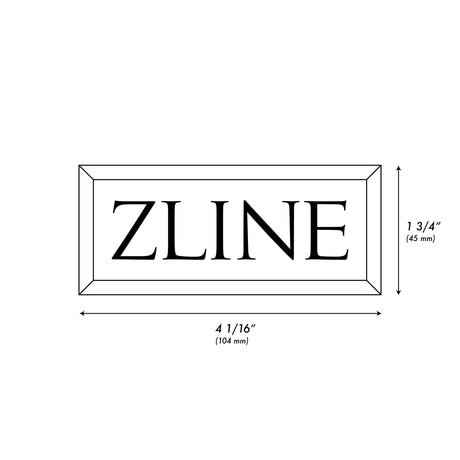 ZLINE Autograph Edition Badge Sample in Polished Gold