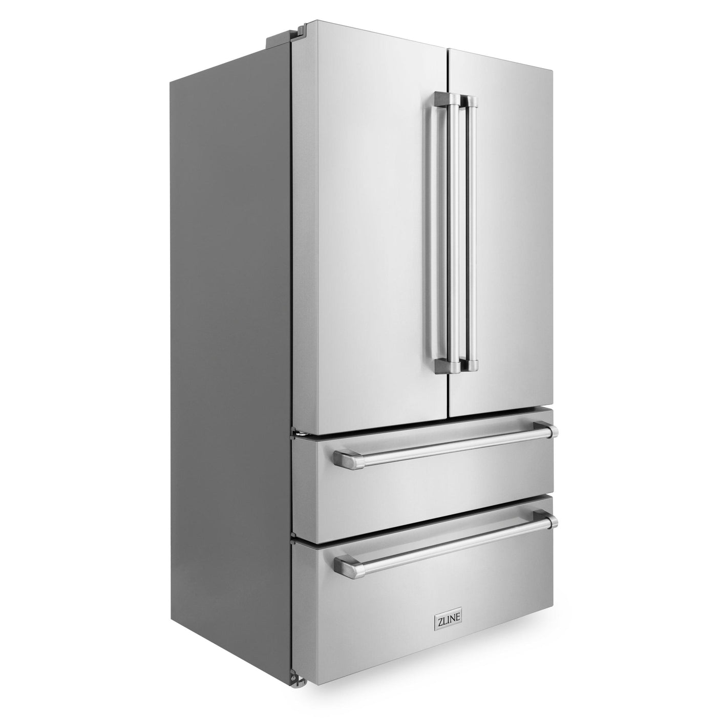 ZLINE 36" 22.5 cu. ft Freestanding French Door Refrigerator with Ice Maker in Fingerprint Resistant Stainless Steel (RFM-36) [Color: Stainless Steel]