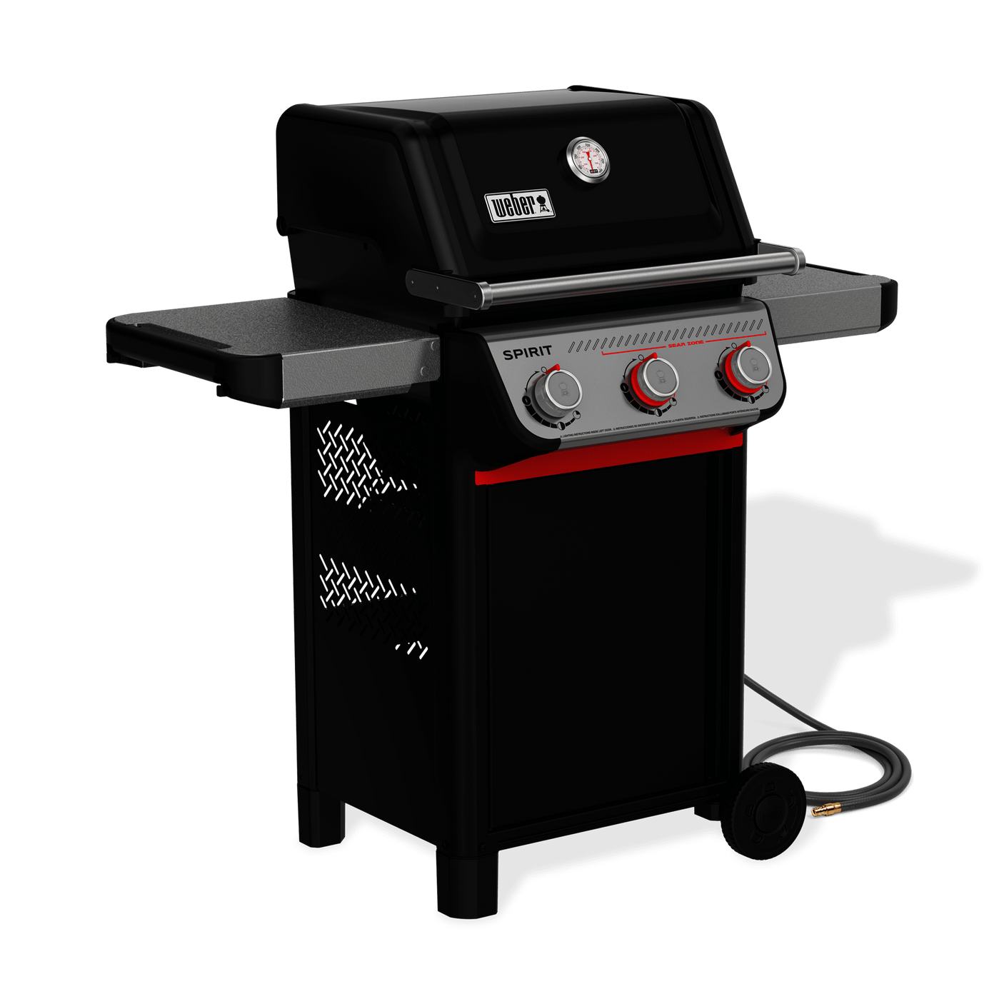 Spirit® E-325 Gas Grill (Natural Gas) - Black