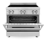 ZLINE 36" 4.6 cu. ft. Induction Range with a 4 Element Stove and Electric Oven in Stainless Steel (RAIND-36) [Color: DuraSnow®]