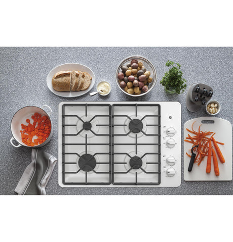 GE® 30" Built-In Gas Cooktop with Dishwasher-Safe Grates