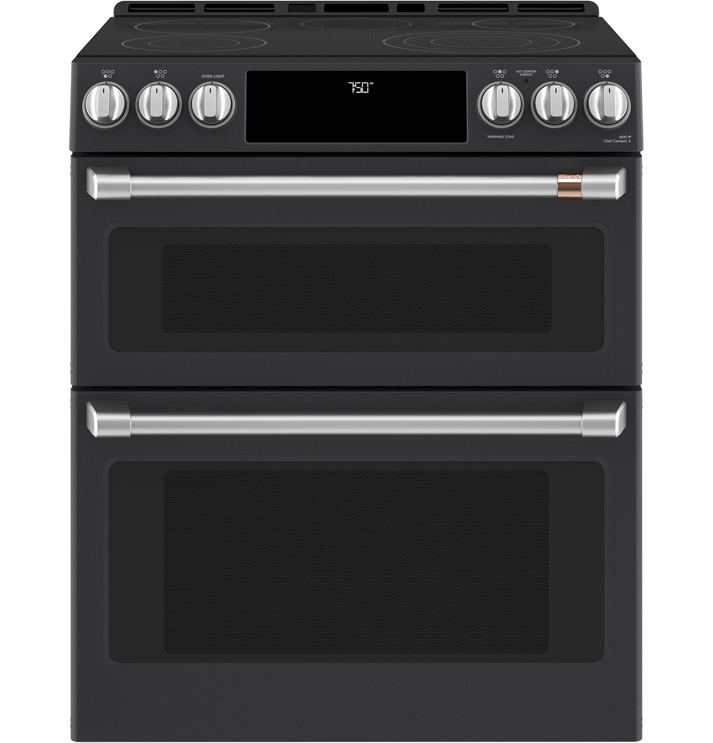 Café™ 30" Smart Slide-In, Front-Control, Radiant and Convection Double-Oven Range