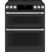 Café™ 30" Smart Slide-In, Front-Control, Radiant and Convection Double-Oven Range