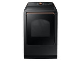 7.4 cu. ft. Smart Electric Dryer with Pet Care Dry and Steam Sanitize+ in Brushed Black