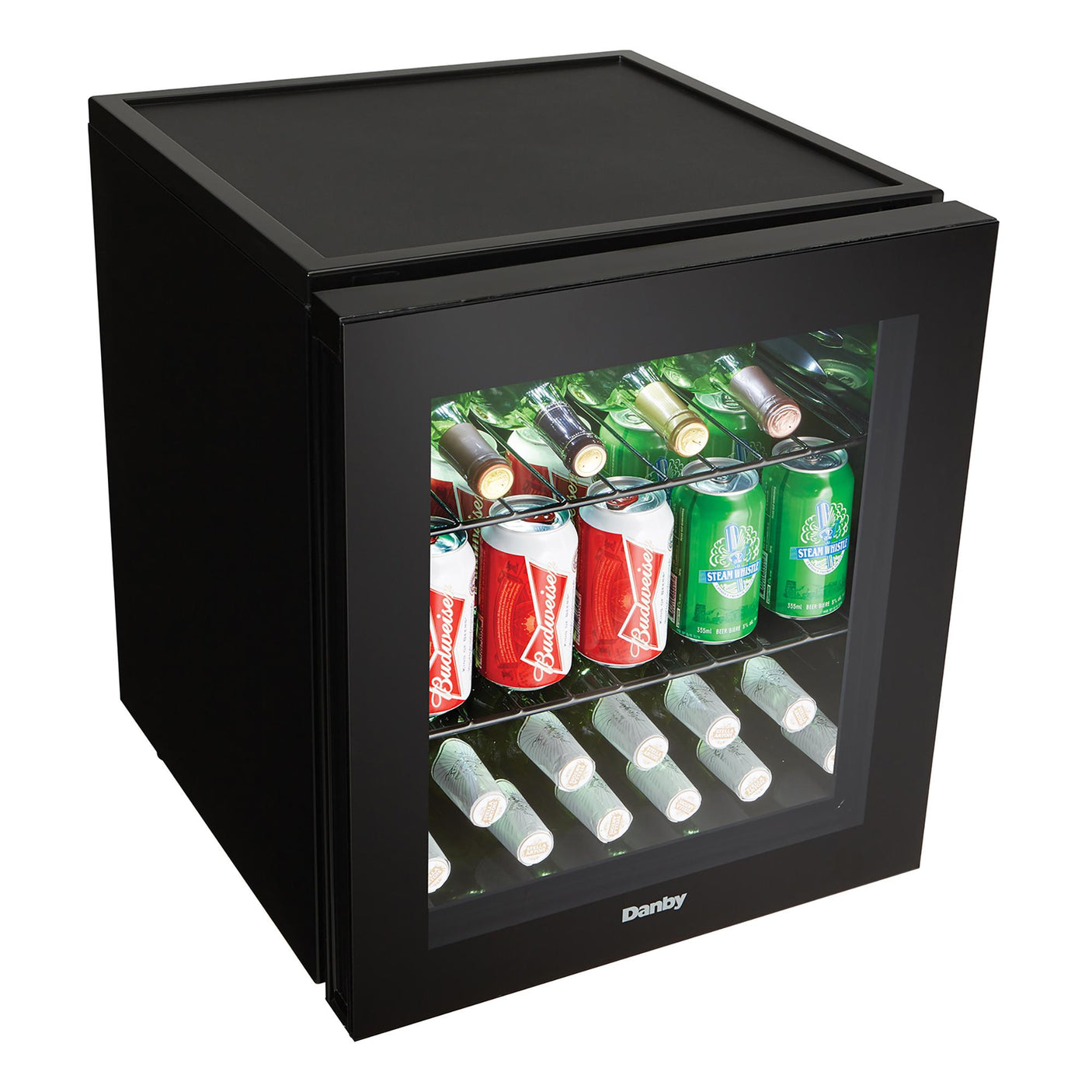 Danby 16 Bottle Free-Standing Wine Cooler in Black