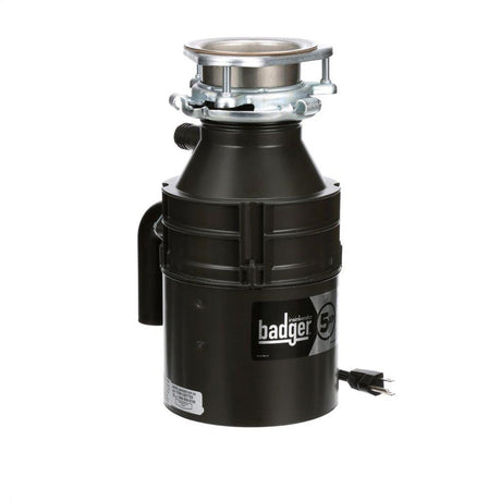 Badger 5XP Garbage Disposal with Cord, 3/4 HP