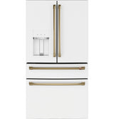 Café™ ENERGY STAR® 22.3 Cu. Ft. Smart Counter-Depth 4-Door French-Door Refrigerator