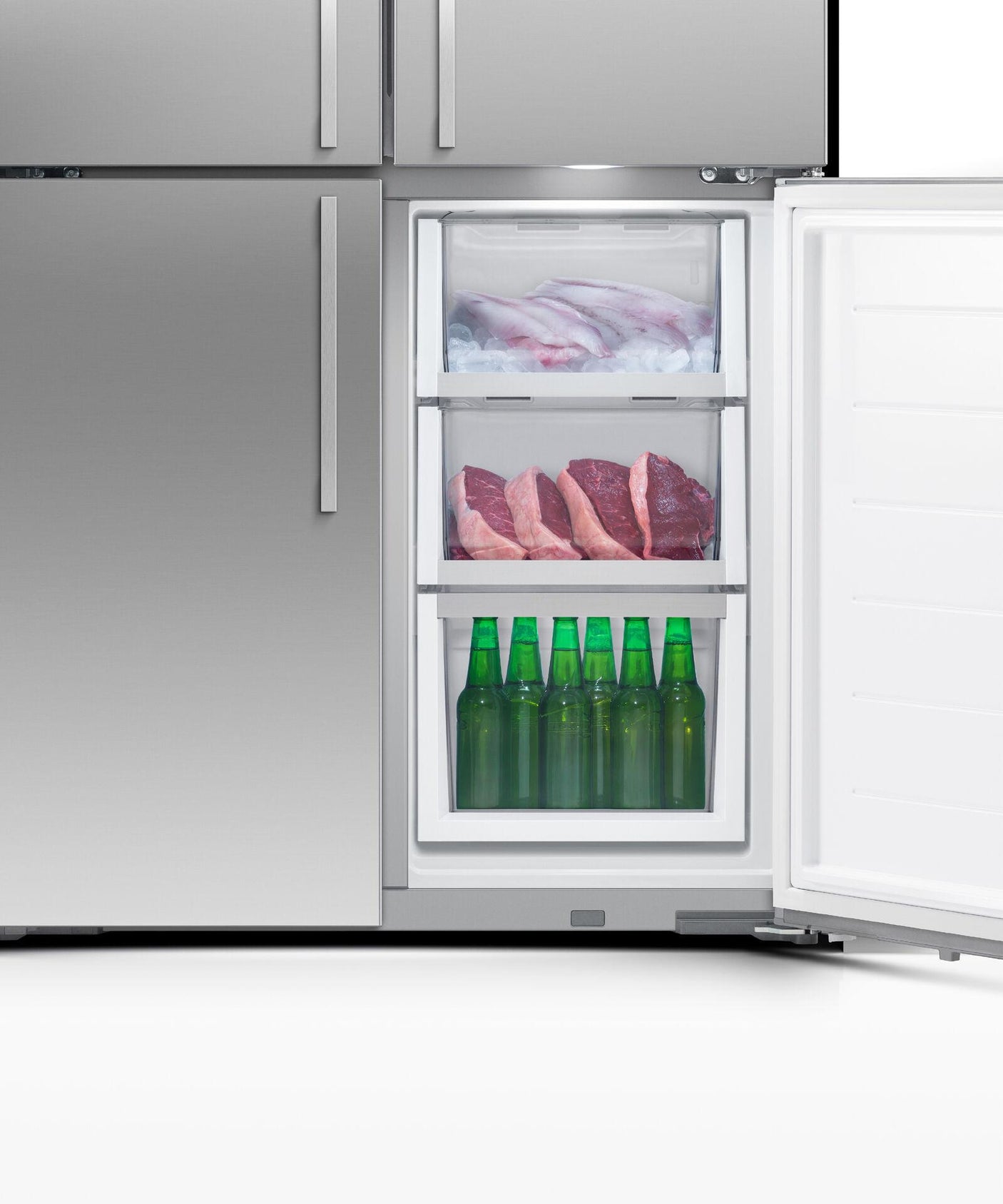 18.9 cu ft Series 7 Quad Door Refrigerator Freezer