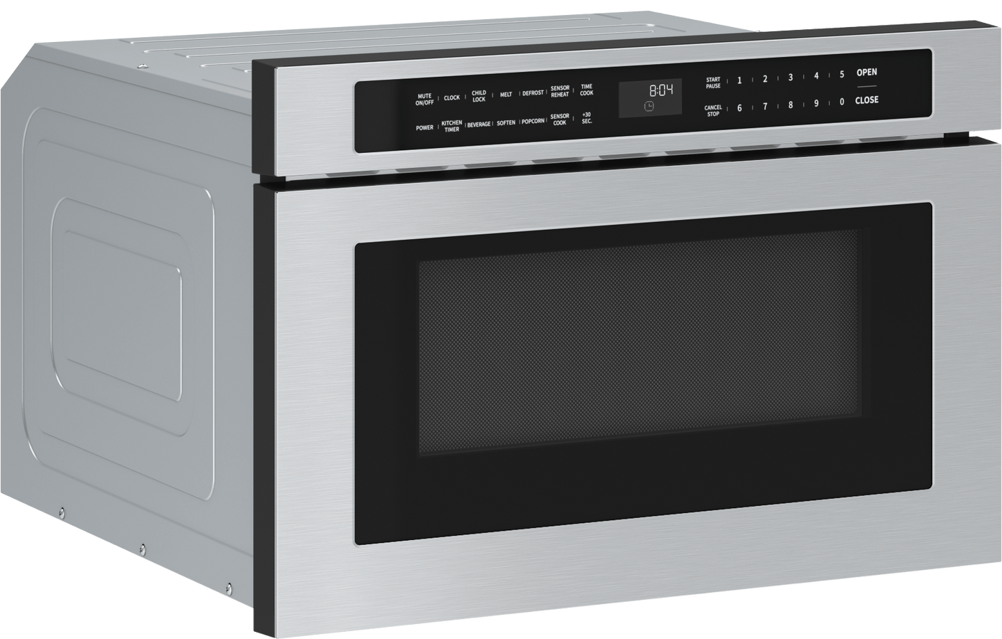 Microwave Drawer, 24in, Built-In, SS, 1.2 cu. ft.