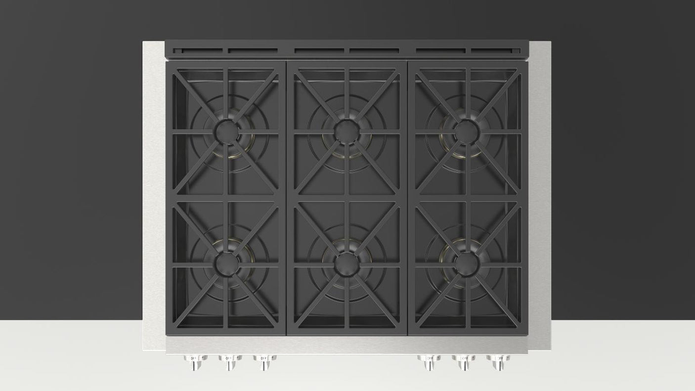 36" PRO GAS RANGE TOP