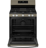 GE® 30" Free-Standing Gas Convection Range with No Preheat Air Fry and EasyWash™ Oven Tray