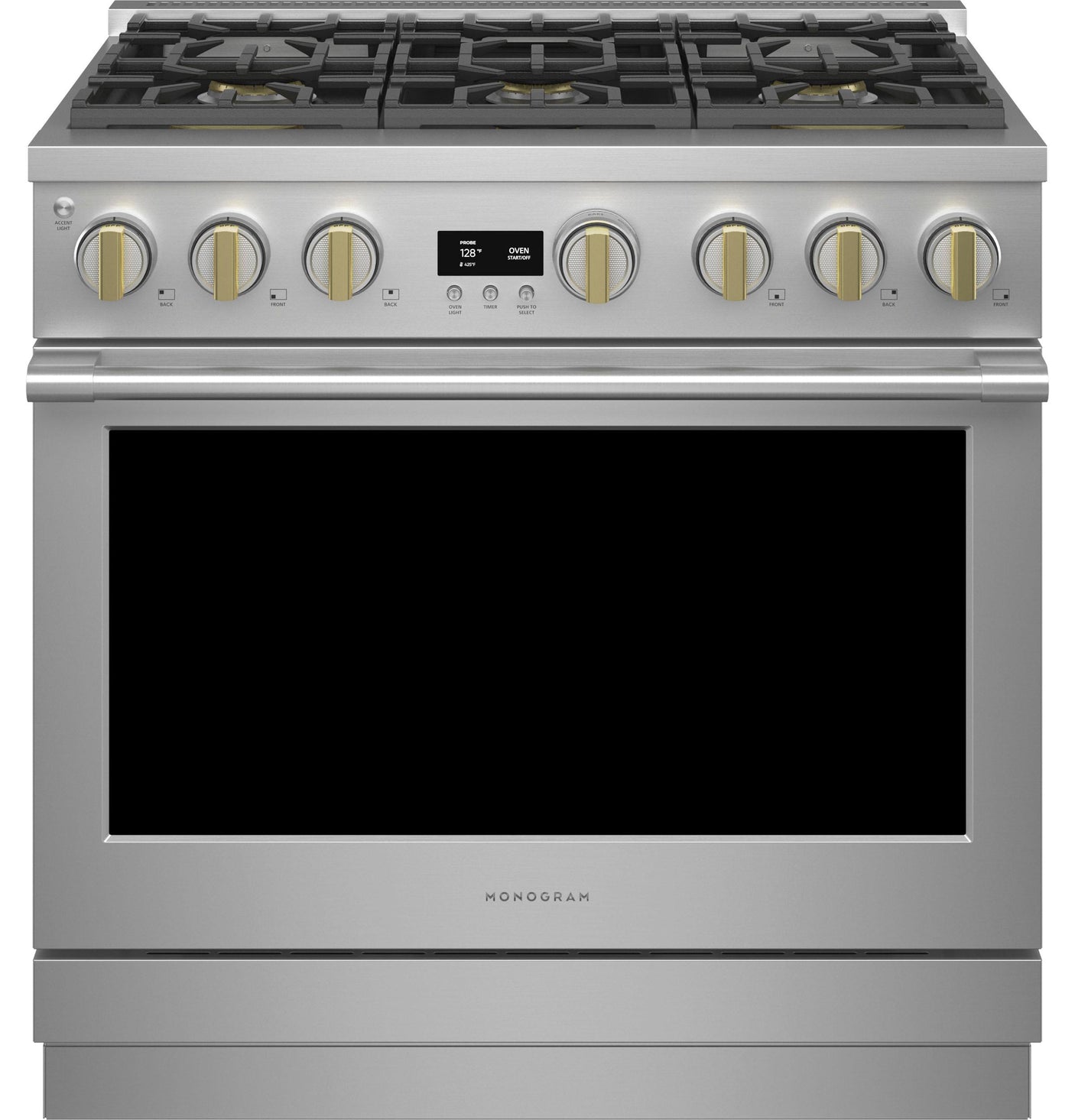 Monogram 36" Dual-Fuel Professional Range with 6 Burners