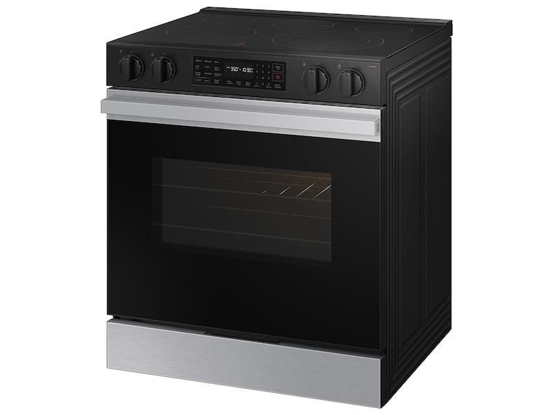 Bespoke 6.3 cu. ft. Smart Slide-In Electric Range with Air Fry & Precision Knobs in Stainless Steel