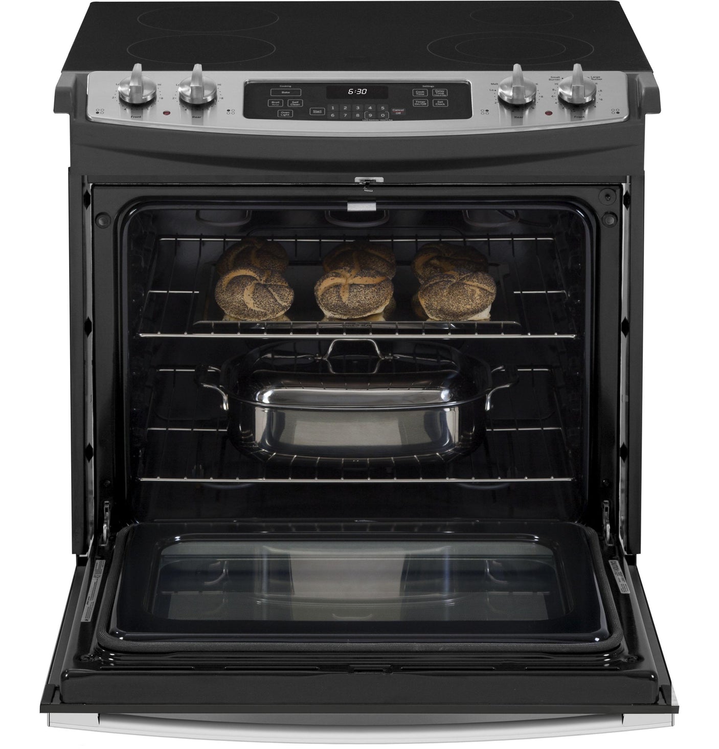 GE® 30" Drop-In Electric Range