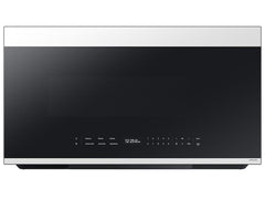 Bespoke 2.1 cu. ft. Over-the-Range Microwave with Auto Dimming Glass Touch Controls in White Glass